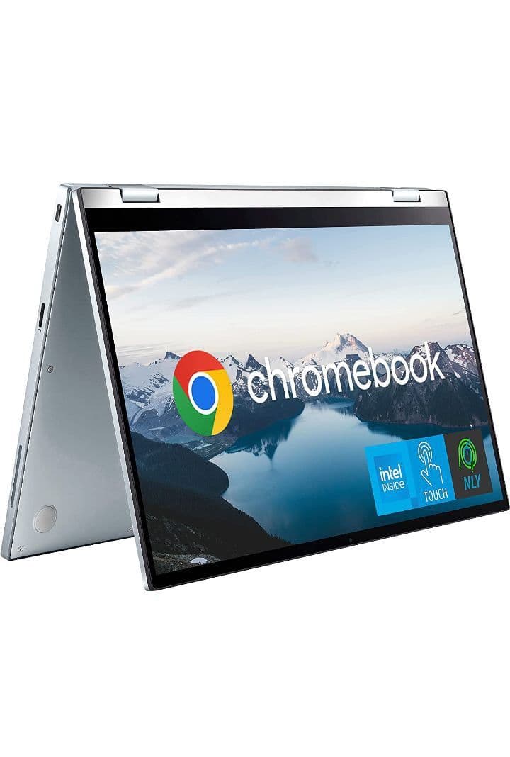 Chromebook in tent mode