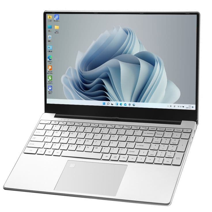 Silver 15.6-inch laptop